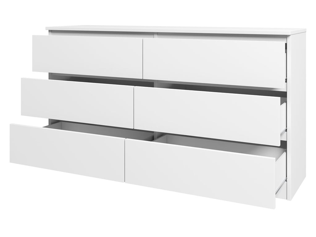 Chest of Drawers MOLAMA M6 140 showing drawers slightly open