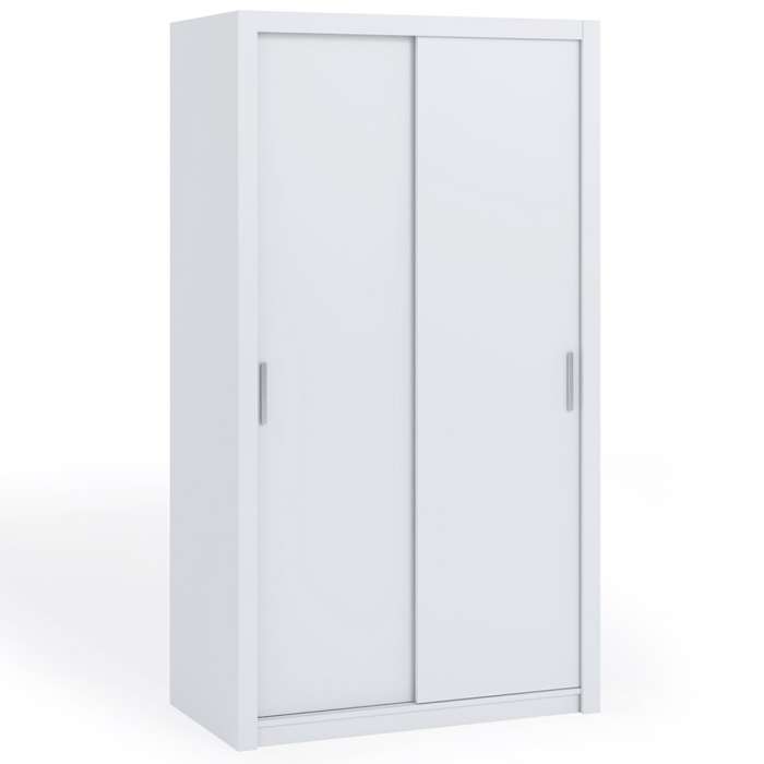 The sliding door wardrobe BONITO 120cm white.