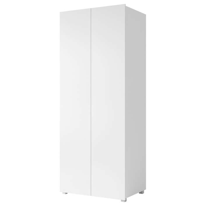 The hinged door COLAMBRINI in white/white gloss