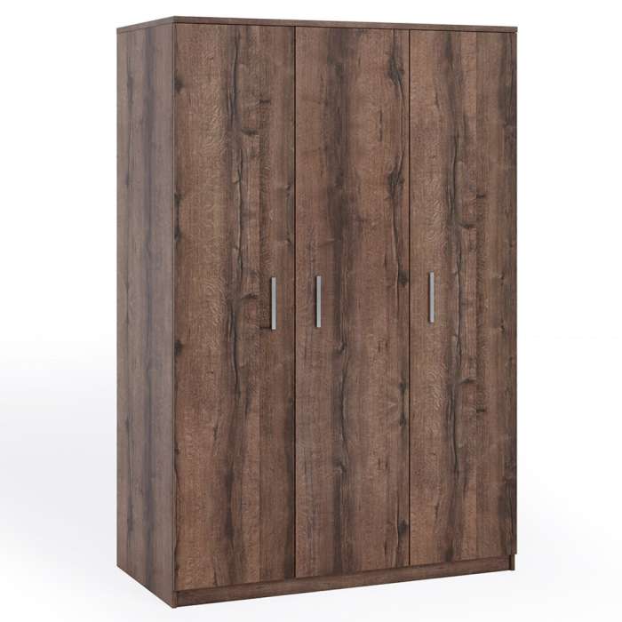 The hinged door wardrobe BONITO 135cm oak monastery.