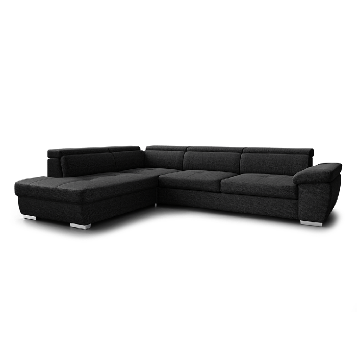 Corner Sofa Bed REGINI 1 in Aragon 99 fabric