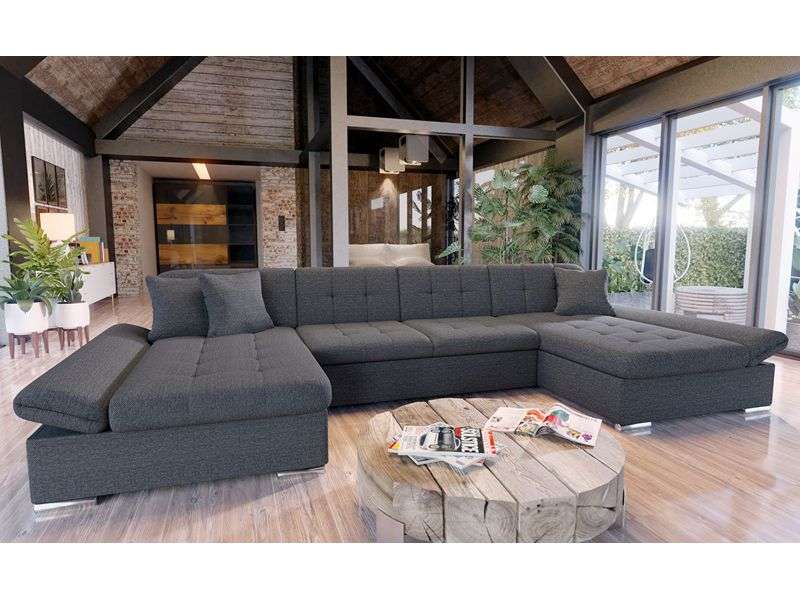 Corner Sofa Bed ALICE Boss 12 in a cosy living room.