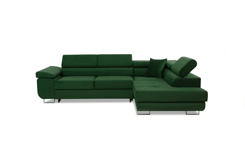 GIF of corner sofa bed TORNADO showing all the functions.