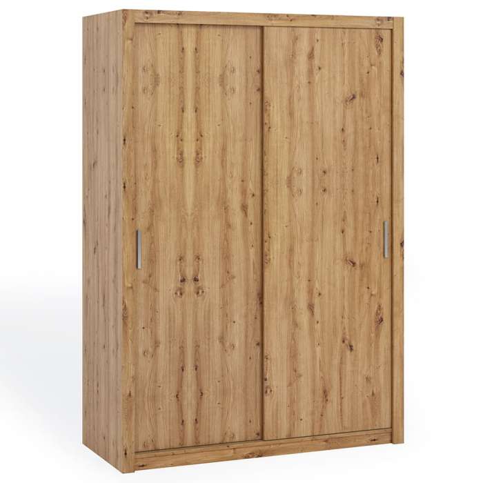 The sliding door wardrobe BONITO 150cm oak artisan