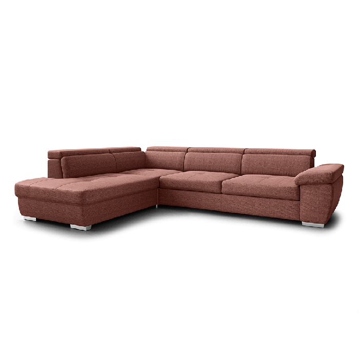 Corner Sofa Bed REGINI 1 in Aragon 59 fabric