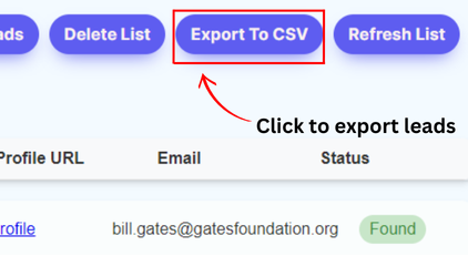 Export LinkedIn connections to Excel