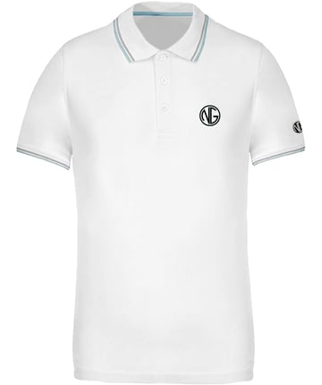 nickgalis.com Polo Piquet NG Silicone Premium White