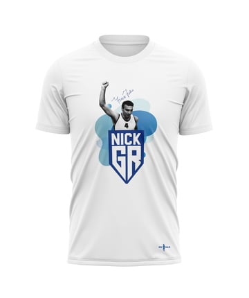 nickgalis.com T-Shirt NickGR White