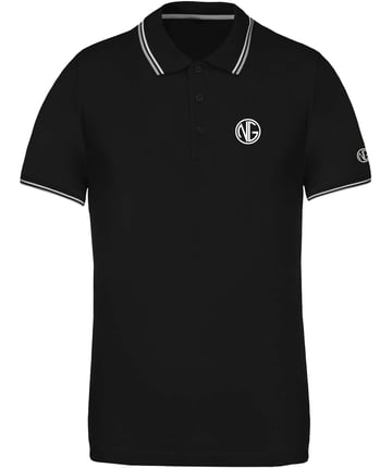 nickgalis.com Polo Piquet NG Silicone Premium Black