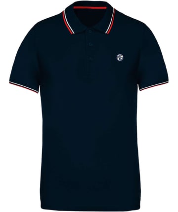 nickgalis.com Polo Piquet NG Small Silicone Premium Navy Red White