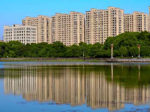locals like to jog on the path that encircles this pond