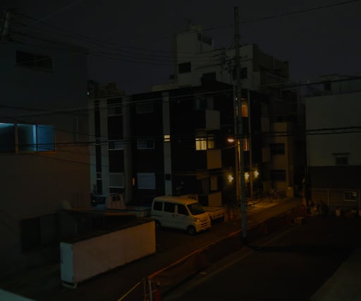 a typical residential area in osaka
