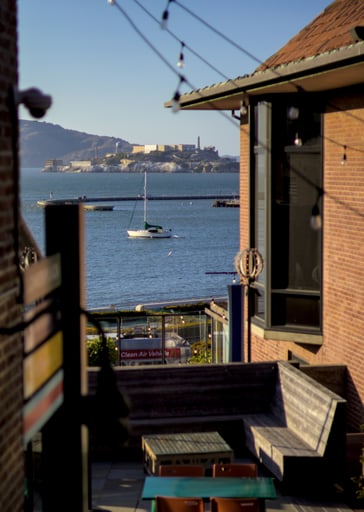 alcatraz from the pier