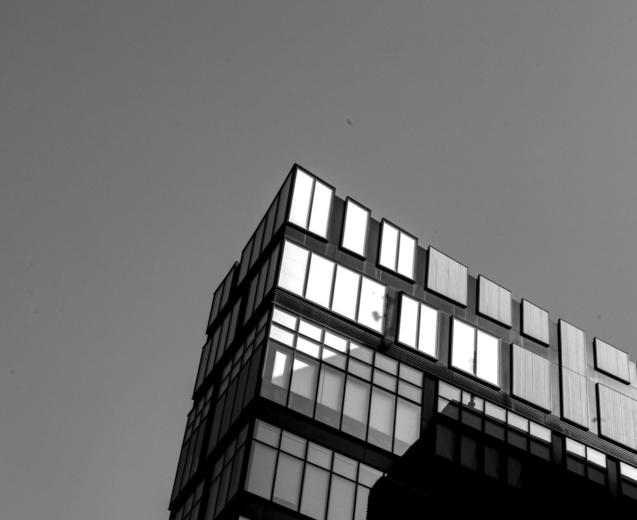 b/w corner