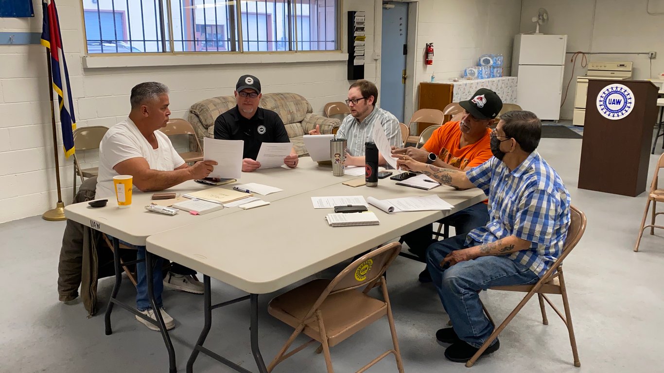 UAW Local 766 Bargaining Team discusses bargaining priorities
