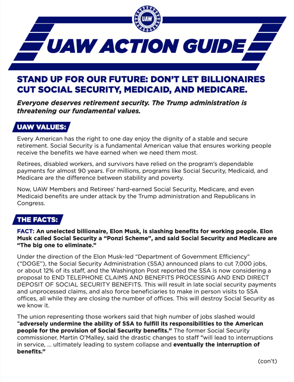 Download Our Social Security Action Guide