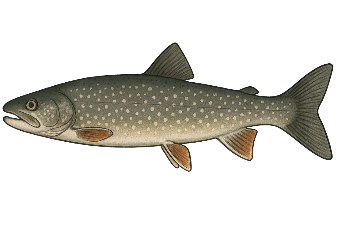 Cristivomer (Salvelinus namaycush) - poisson d'eau douce pouvant atteindre 120 cm