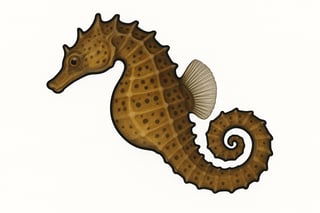 Hippocampe à museau court - Hippocampus hippocampus