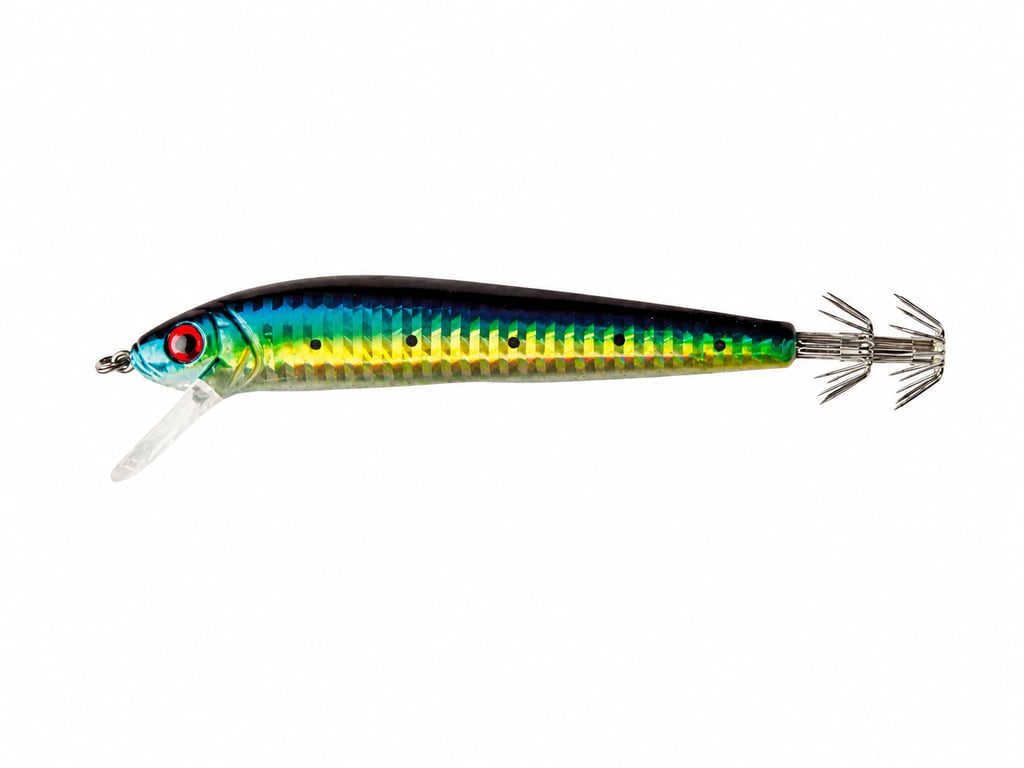 Turlutte à bavette 115 mm - SEA SQUID - DB