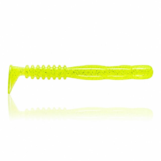 REINS - FAT ROCKVIBE SHAD 5" - 129 GLOW CHART SILVER