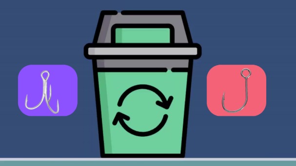 Remplacer les hameçons triples par des hameçons simples sur vos leurres