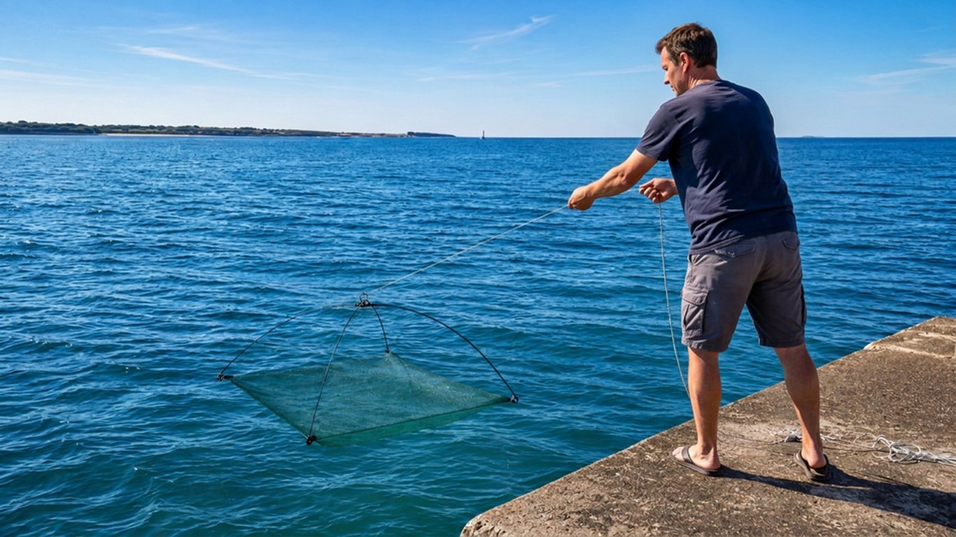 Pêcher l'éperlan au carrelet : la technique familiale expliquée pas à pas