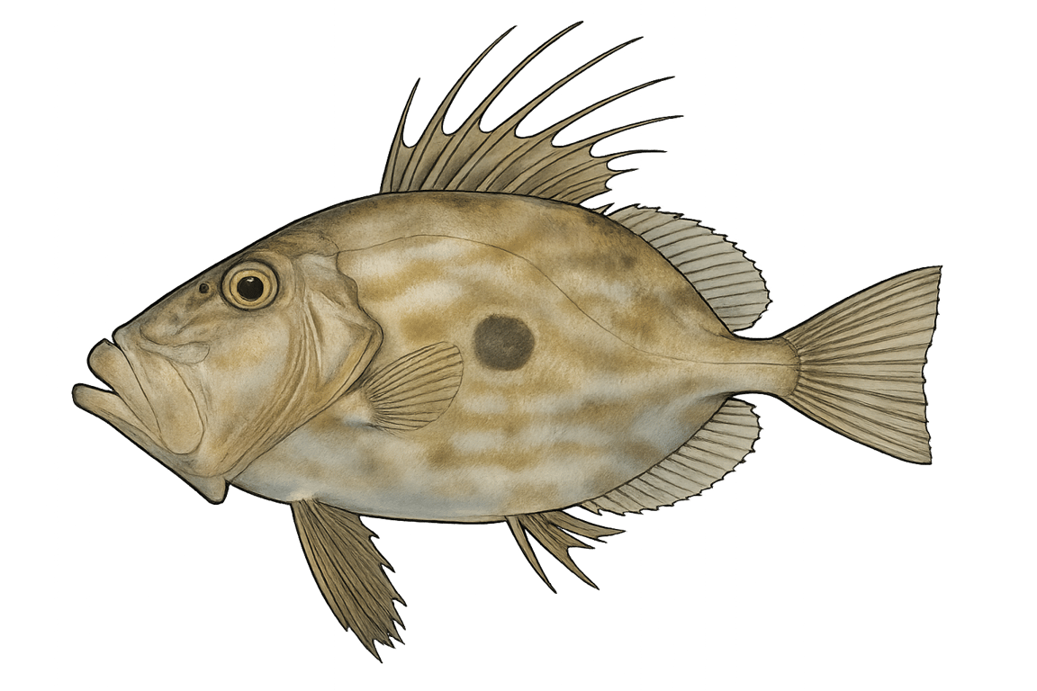 Saint-Pierre (Zeus faber) - poisson d'eau douce pouvant atteindre 70 cm