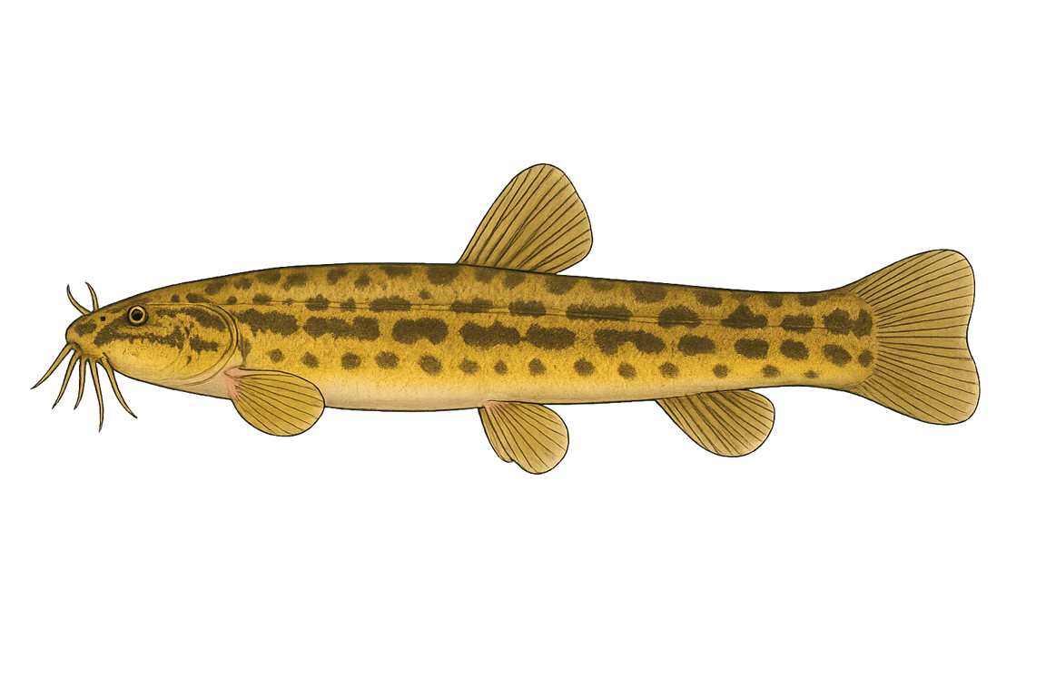 Loche d'étang (Misgurnus fossilis) - poisson d'eau douce pouvant atteindre 35 cm