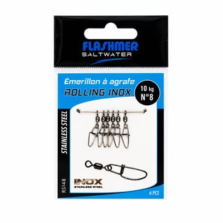 Rolling Inox Agrafe - FLASHMER - Fishing Grid