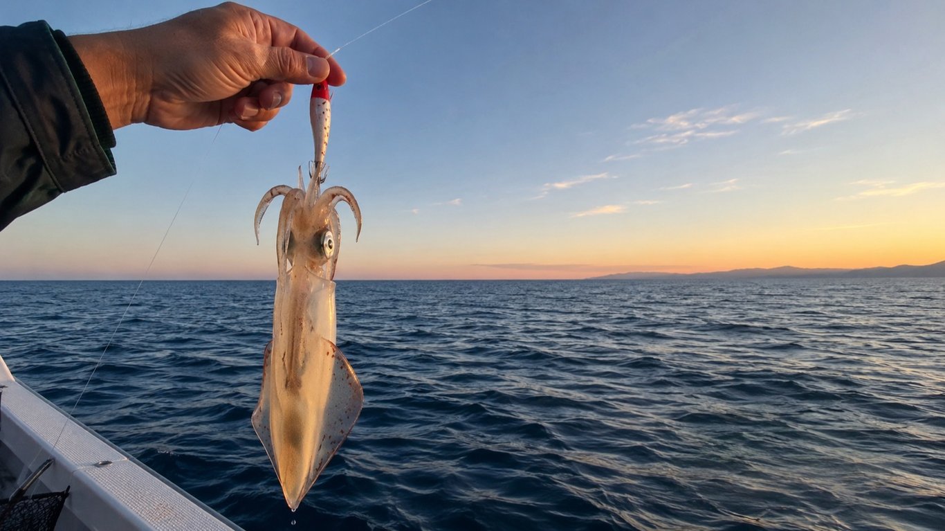 Pêche au Tataki : technique redoutable pour calamars et seiches