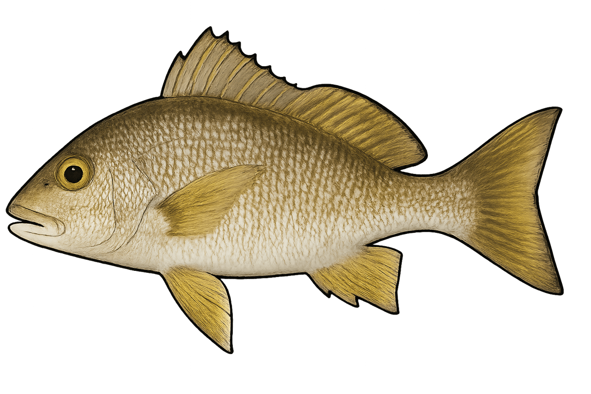 Coco (Pomadasys crocro) - poisson d'eau douce pouvant atteindre 35 cm