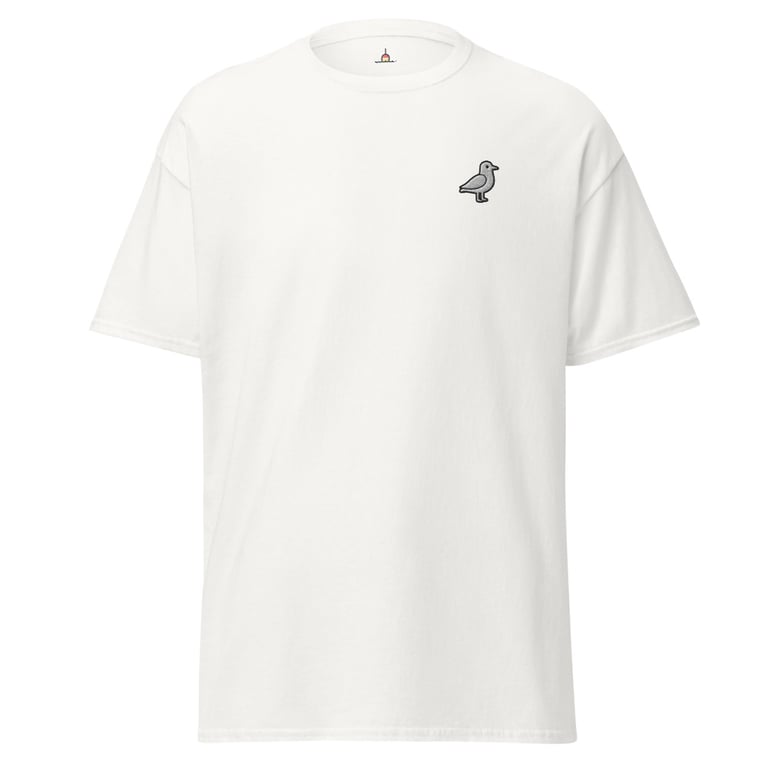 T-shirt brodé Mouette
