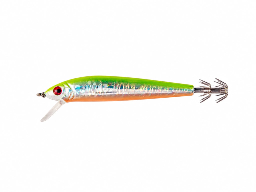 Turlutte à bavette 115 mm - SEA SQUID - JO