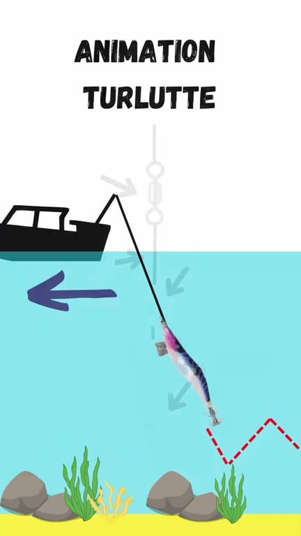 Pêche à la seiche : montage et animation des turlutes