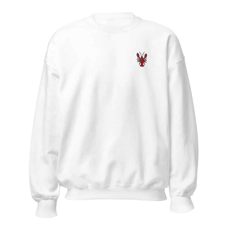 Col rond brodé homard