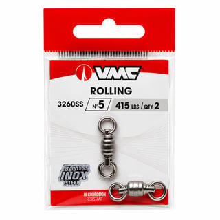 Rolling Inox FLASHMER & VMC 3260 - Émerillons à Roulement - Fishing Grid