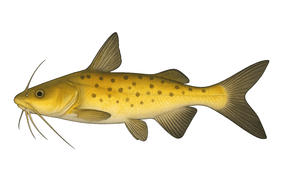 Machoirant jaune (Aspistor quadriscutis) - poisson d'eau douce pouvant atteindre 45 cm