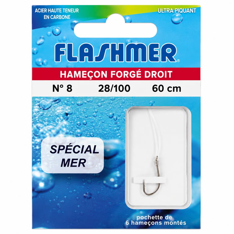 Poch. 10 Hamecons Montes "Mer" FLASHMER - 3