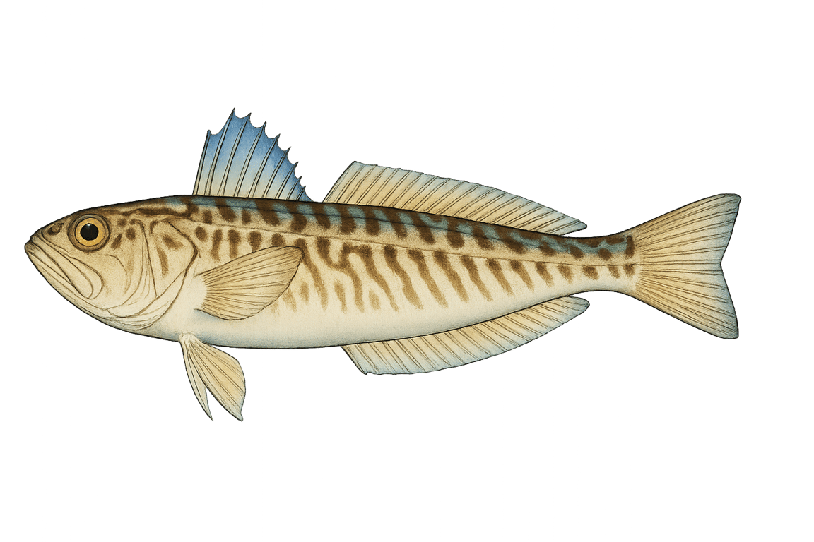 Vive commune (Trachinus draco) - pez de agua dulce puede alcanzar 45 cm