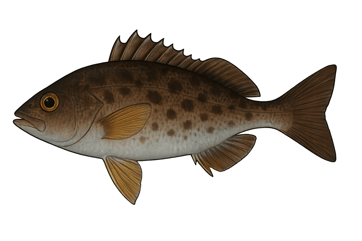 Étrille (Necora puber) - poisson d'eau douce pouvant atteindre 8 cm