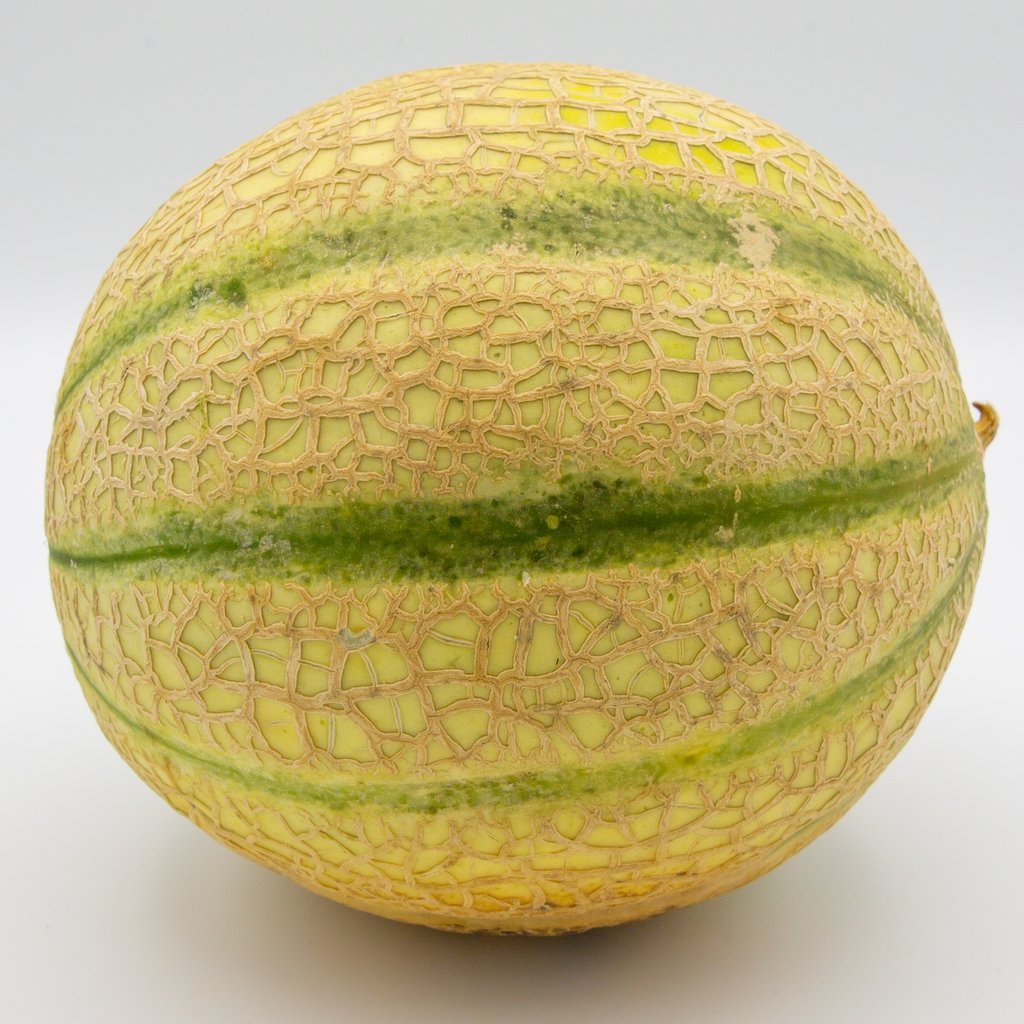 Un melón de red maduro es la base de un delicioso sorbete de melón.
