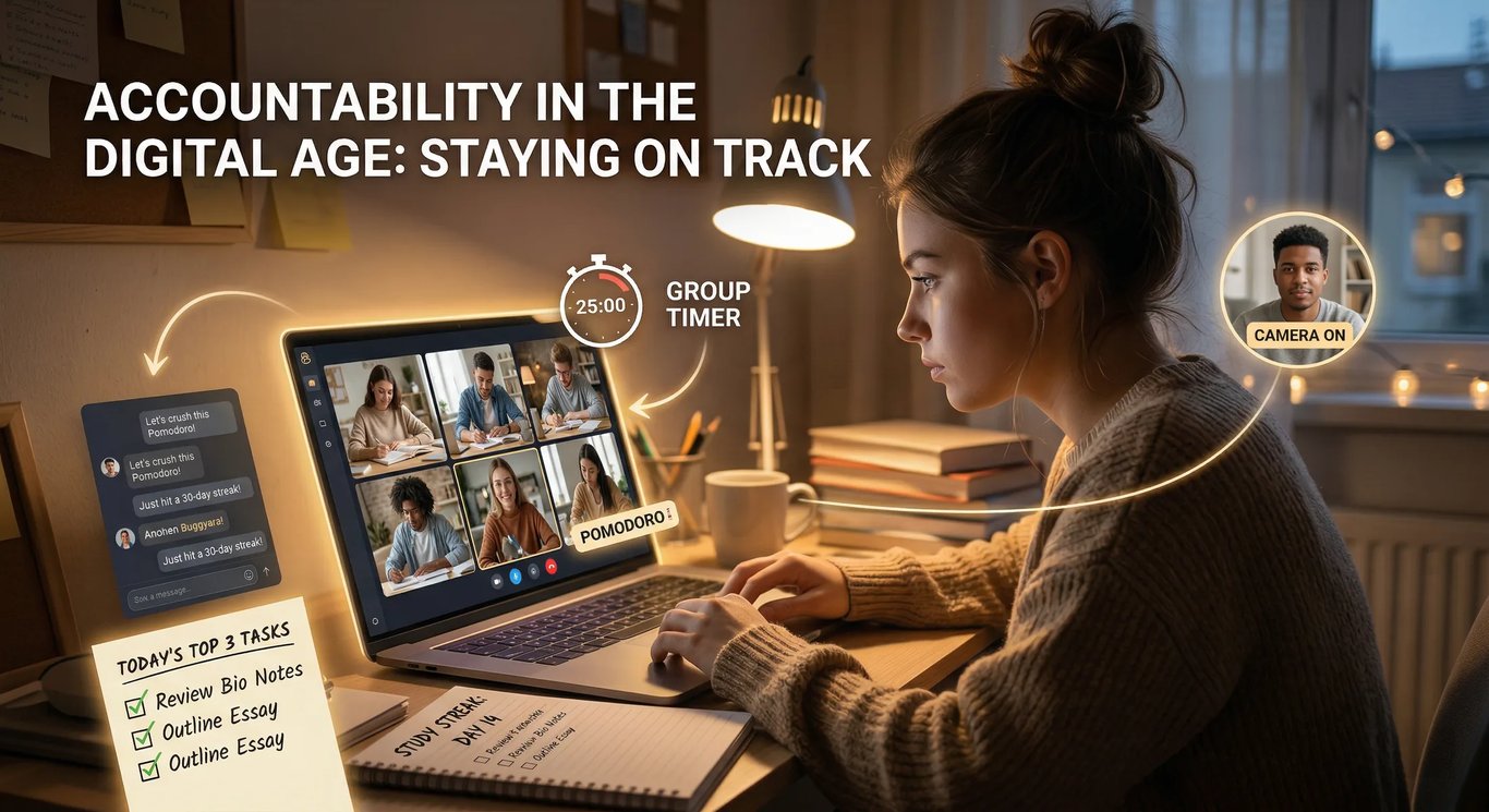 How to Stay Accountable in Online Study Rooms