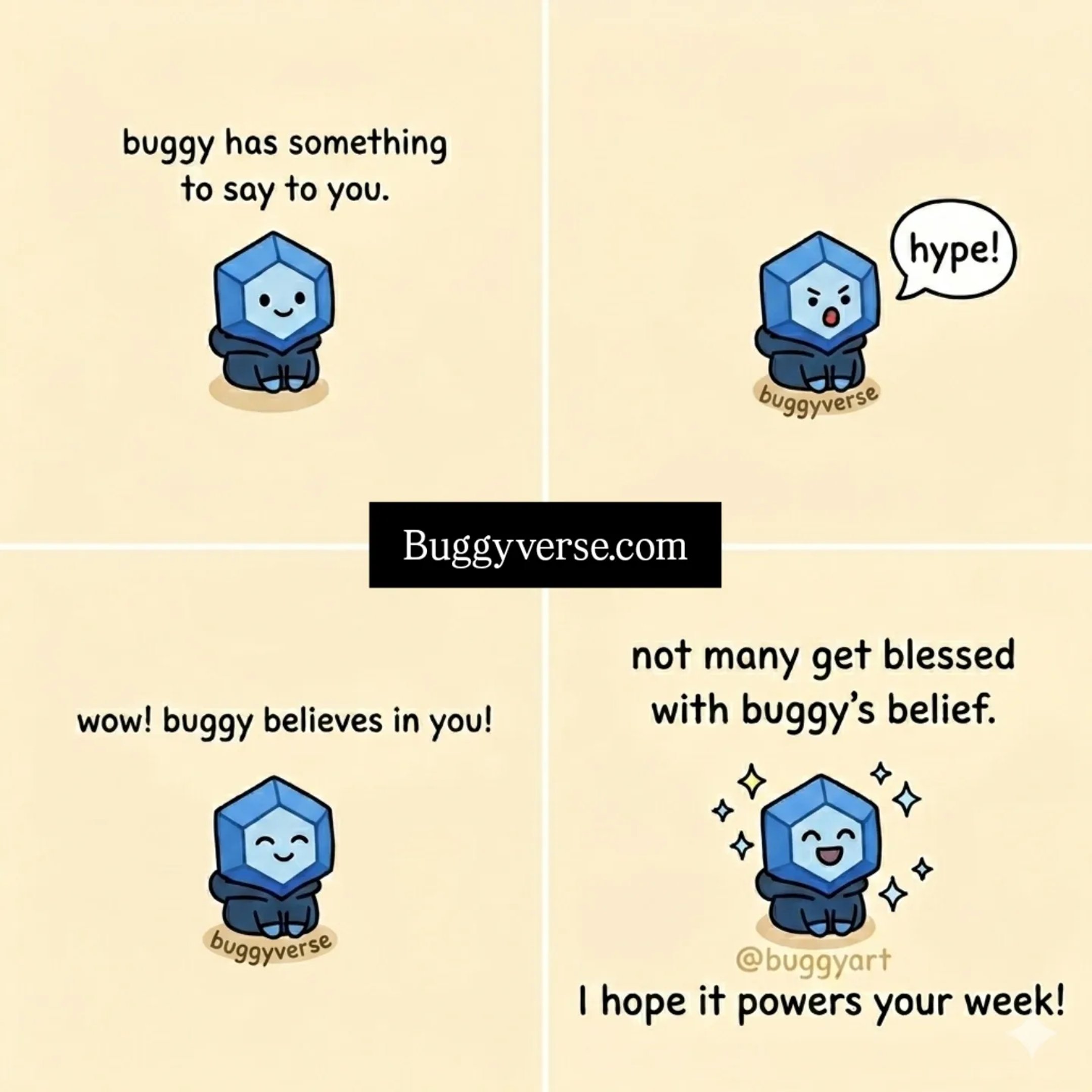 Buggy has something to say.....📣