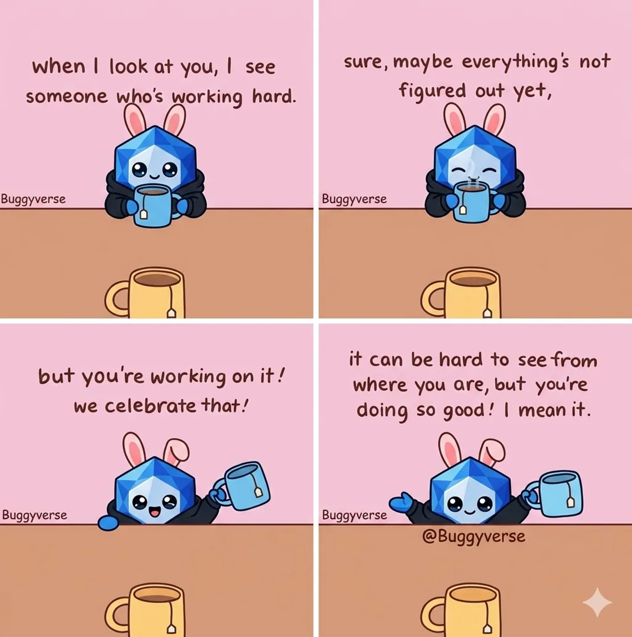 Buggy's Brewing up some cozy words.....