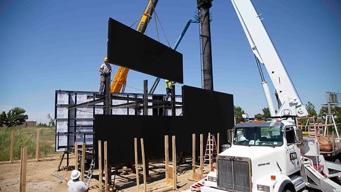 building the digital billboard led sign