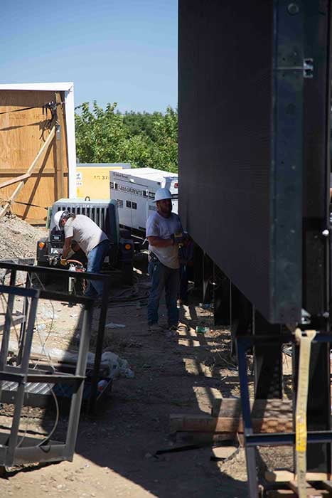 building the digital billboard led sign