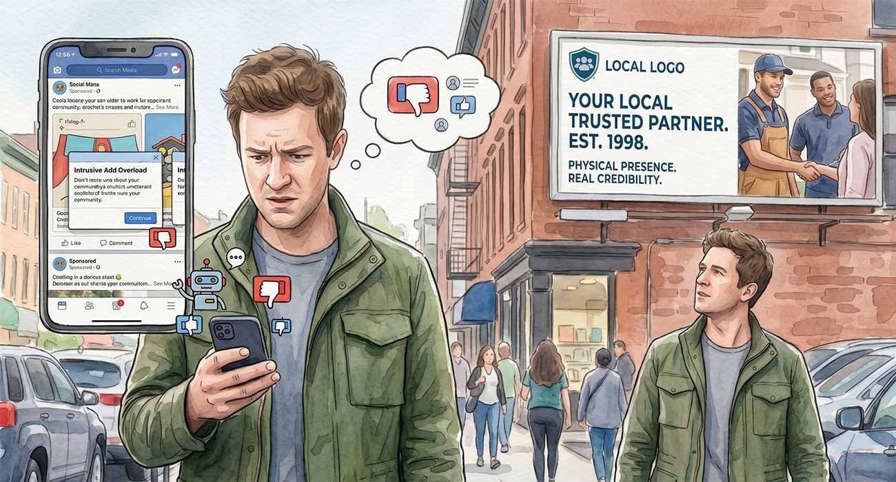 Featured image for “Consumer Trust Advertising and Why Physical Ads Feel More Credible”