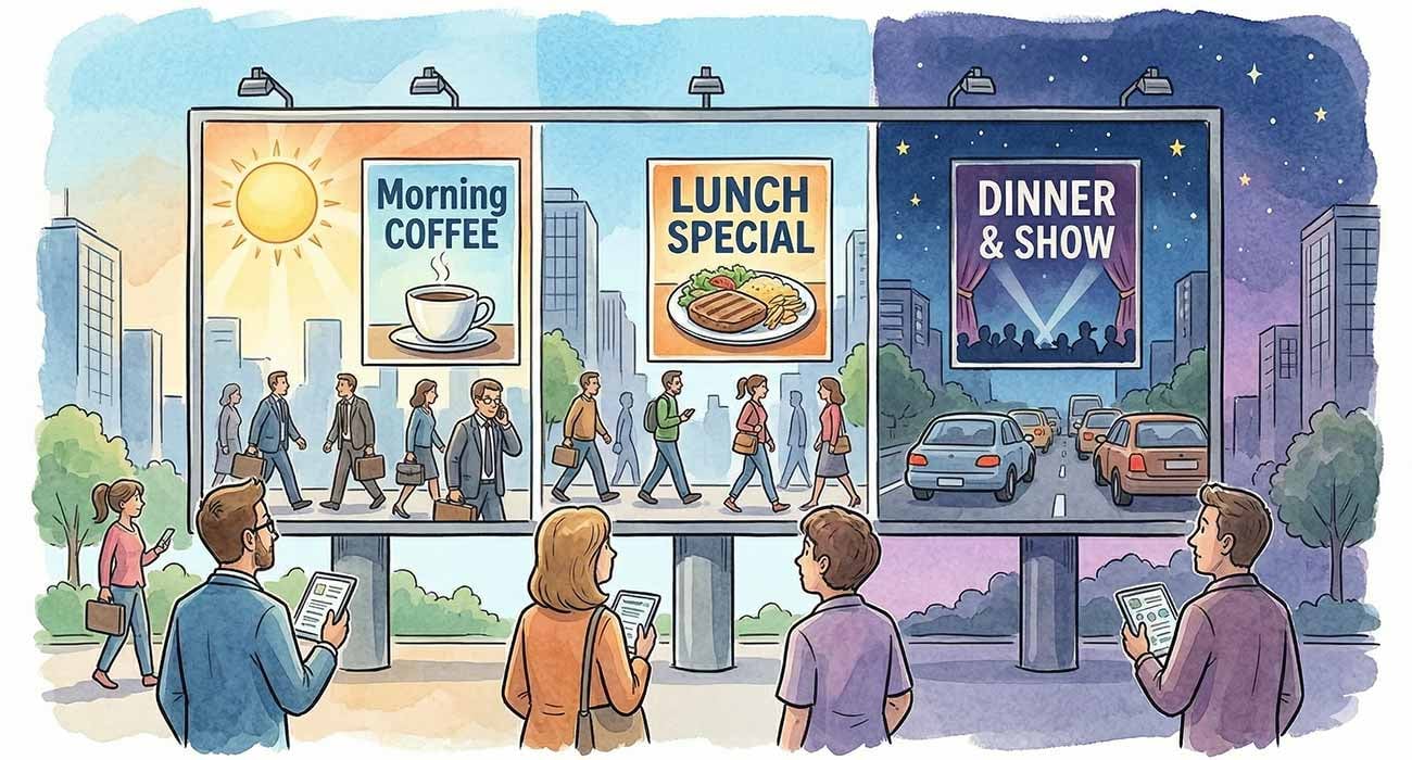 Featured image for “Dayparting for Digital Billboards and When Scheduling Actually Matters”