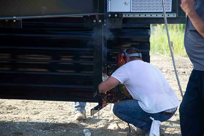 building a digital billboard structure