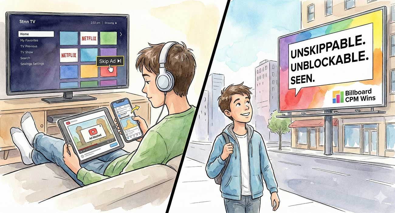 Featured image for “Why Billboard CPM Still Wins in a Gen Z Streaming World”